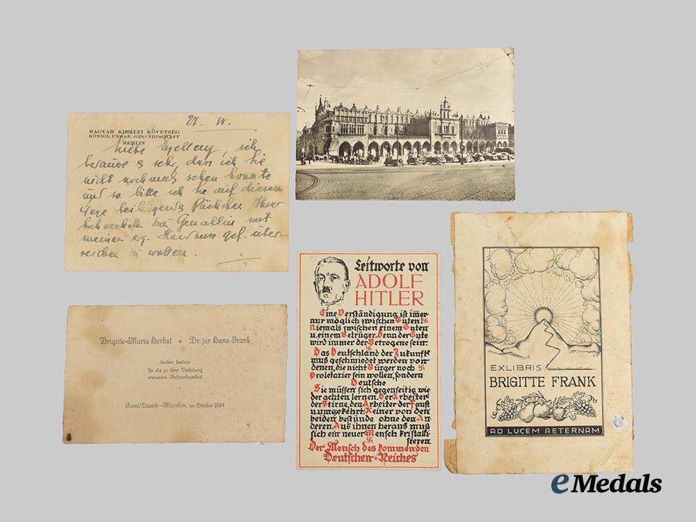 germany,_third_reich._a_mixed_lot_of_general_government_paper_items_from_the_estate_of_reichsminister_hans_frank___m_n_c2872