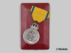 Sweden, Kingdom. Royal Order of the Sword, Silver Merit Medal