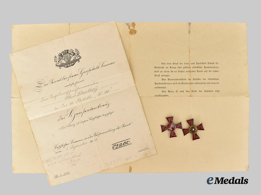 germany,_imperial._a_pair_of_hanseatic_crosses_with_award_documents___m_n_c2939