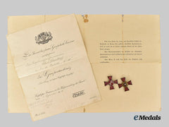 Germany, Imperial. A Pair of Hanseatic Crosses with Award Documents