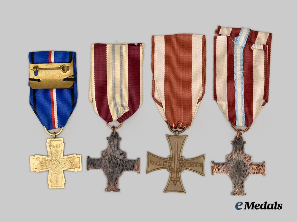 poland,_republic._a_cross_of_valour_group_to_marian_andrzej_chroscicki,_free_polish_army___m_n_c2963