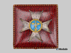 Sweden, Kingdom. An Order of the Sword, Commander Star, by C.F. Carlman, c. 1930