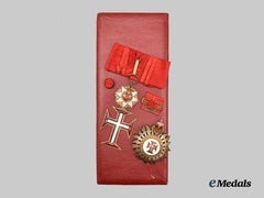 Portugal, Kingdom. A Cased Royal Military Order of Our Lord Jesus Christ, II. Class Commander Set, c. 1925