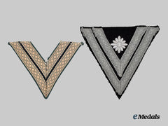 Germany, Wehrmacht. A Pair of Enlisted Ranks Sleeve Chevrons