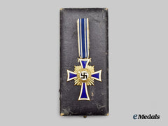 Germany, Third Reich. An Honour Cross of the German Mother, Gold Grade with Case, by Gustav Miksch