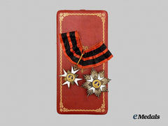 Vatican, Papal State. An Order of St. Sylvester, Grand Officer Set in Case, by Tanfani & Bertarelli, c.1935