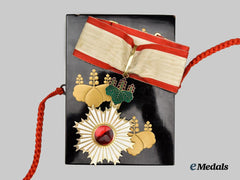 Japan, Empire. A Cased Order of the Rising Sun, II. Class Commander, c. 1955