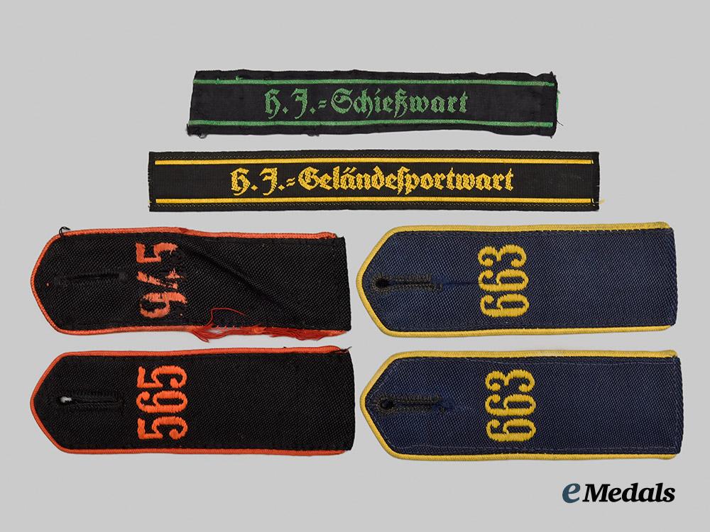 germany,_h_j._a_mixed_lot_of_cloth_insignia___m_n_c3358