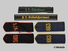 Germany, HJ. A Mixed Lot of Cloth Insignia