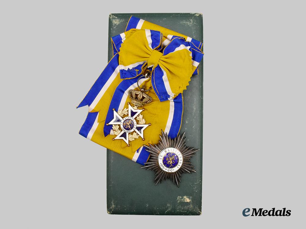 netherlands,_kingdom._an_order_of_orange-_nassau,_i_class_grand_cross_set,_civil_division,_cased___m_n_c3361