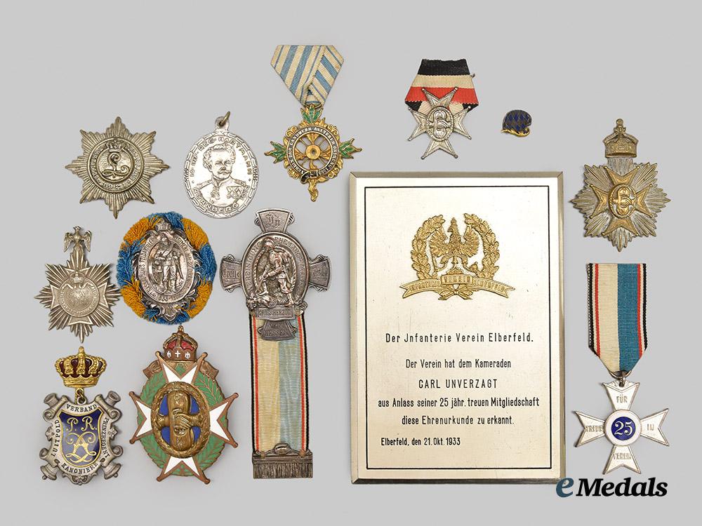 germany,_imperial._a_mixed_lot_of_regimental_and_veteran_association_commemorative_badges_and_medals___m_n_c3373