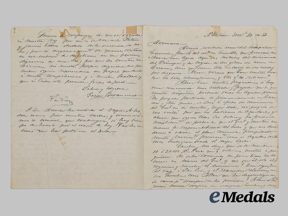 cuba,_spanish_empire._an1858_letter_signed_by_gaspar_betancourt.___m_n_c3390