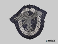 Germany, Luftwaffe. An Observer Badge, Cloth Version