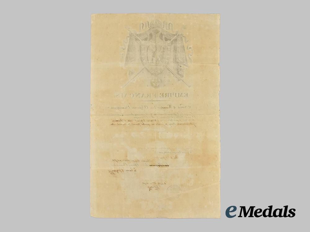 france,_empire._a_napoleonic_letter_signed_by_the_minister_of_foreign_affairs,_baron_bignon,1815.___m_n_c3430