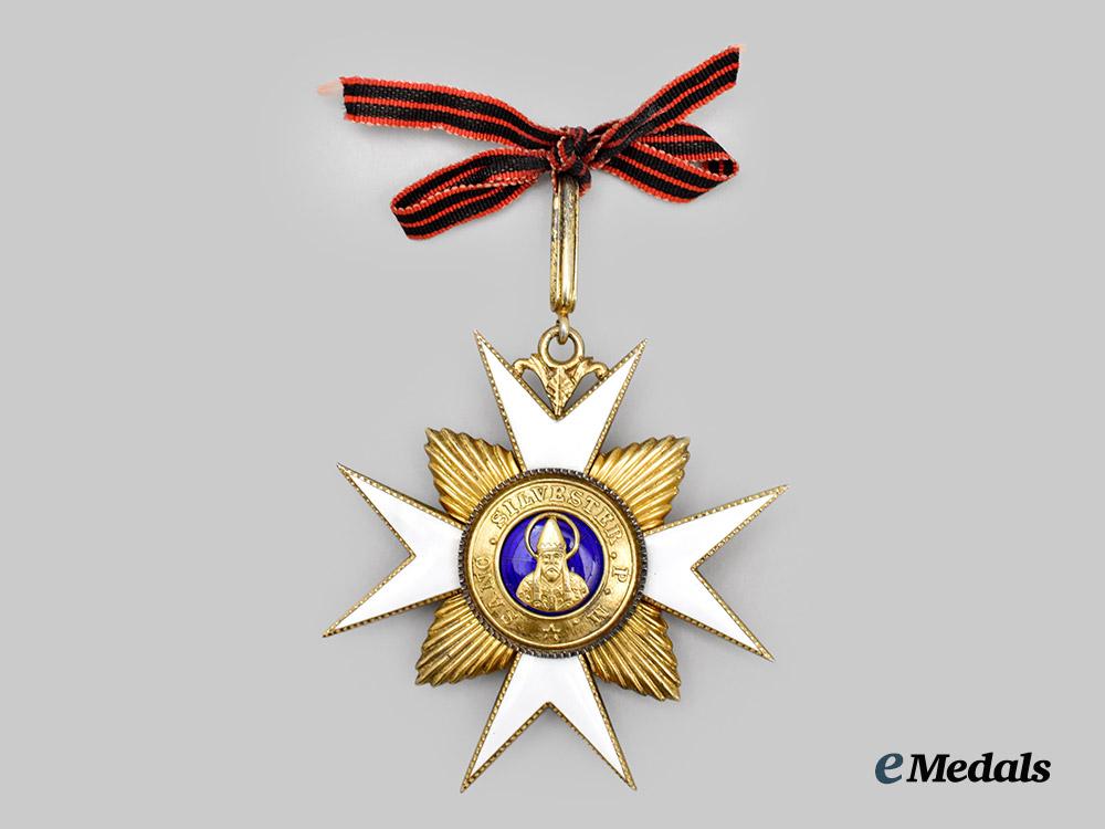 vatican,_holy_see._an_order_of_saint_sylvester_and_of_the_golden_spur,_i_i._class_commander,_c.1935___m_n_c3432