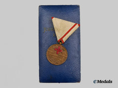 Serbia, Kingdom. A Red Cross Society Medal, Bronze Grade, c.1918