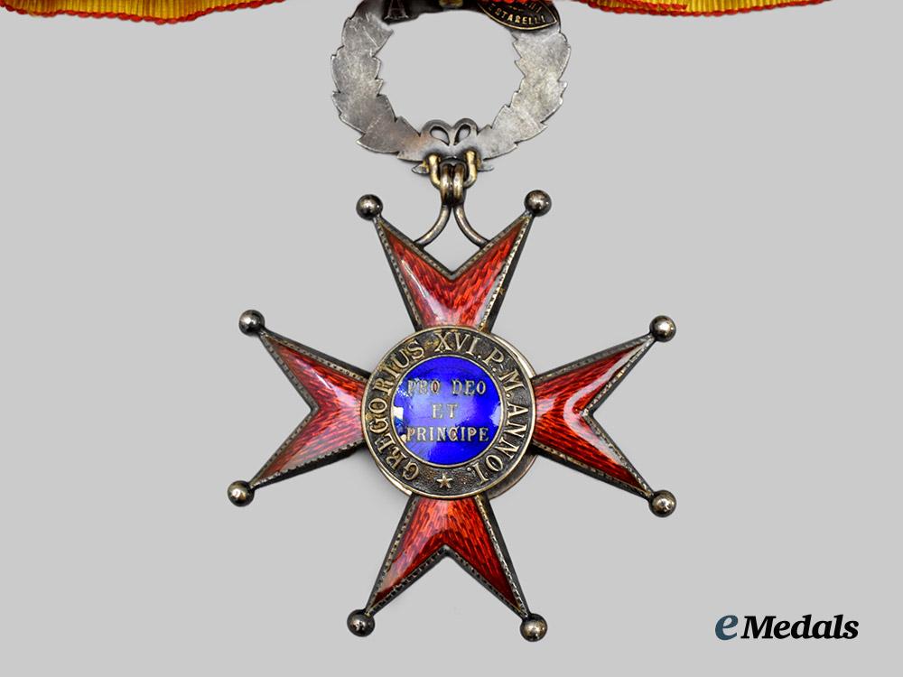 vatican,_holy_see._a_pontifical_equestrian_order_of_saint_gregory_the_great,_i_i._class_commander_for_civil_merit,_by_tanfani&_bertarelli,_c.1900___m_n_c3447