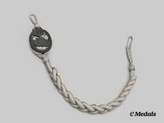 Germany, Heer. A Panzer Marksmanship Lanyard, Grade 1