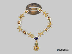 Spain, Kingdom. An Order of Isabella the Catholic, Miniature Collar in Gold