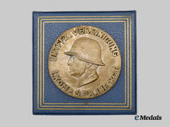 Germany, Weimar Republic. A 1929 Prussian Infantry Regiment Marksmanship Medallion, with Case