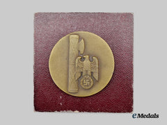 Germany, Third Reich. A 1942 Zurich Italo-German Youth Sports Festival Merit Medal, with Case