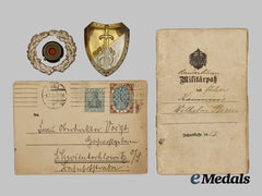 Germany, Weimar Republic. A Lot of Freikorps Paper Items and Insignia