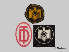 Germany, Third Reich. A Mixed Lot of Cloth Badges and Insignia