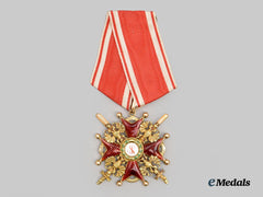 Russia, Imperial. An Order of St. Stanislaus in Gold, III Class with Swords, by Dimitry Osipov