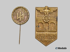 Germany, Third Reich. A Pair of Commemorative Badges