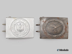 Germany, Wehrmacht. A Pair of Belt Buckles for Enlisted Personnel