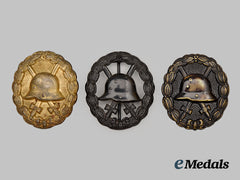 Germany, Imperial. A Mixed Lot of Wound Badges