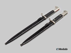 Germany, Heer. A Pair of Dress Bayonets