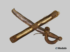 United Kingdom. A British Army General's Crossed Sword and Baton Insignia, c.1880