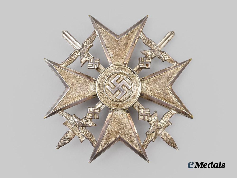 germany,_wehrmacht._a_rare_spanish_cross_with_swords,_silver_grade,_by_petz&_lorenz___m_n_c3874