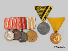 Austria, Imperial. An Austrian Medal Bar and Two Medals