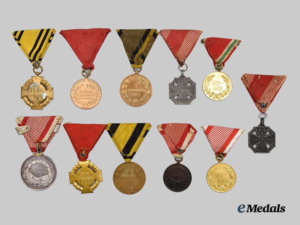 austria,_empire._a_lot_of_eleven_imperial_austro-_hungarian_medals_and_awards___m_n_c4370