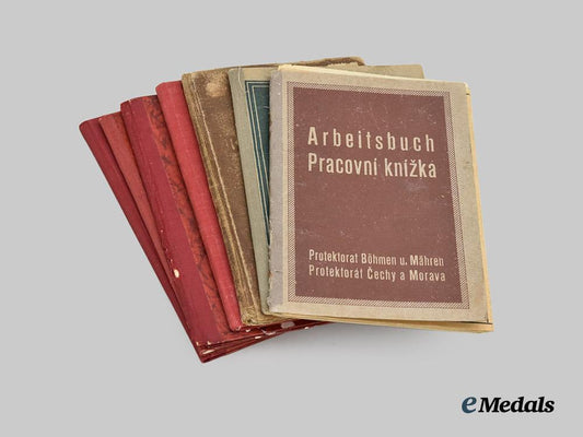 germany,_third_reich._a_mixed_lot_of_labour_organization_membership_booklets_for_german_and_foreign_labourers___m_n_c4426