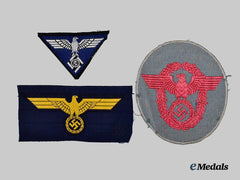 Germany, Third Reich. A Mixed Lot of Uniform Insignia