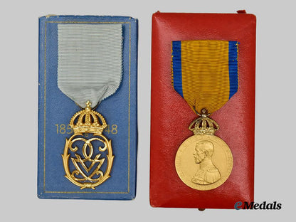 sweden,_kingdom._two_awards&_decorations___m_n_c4509