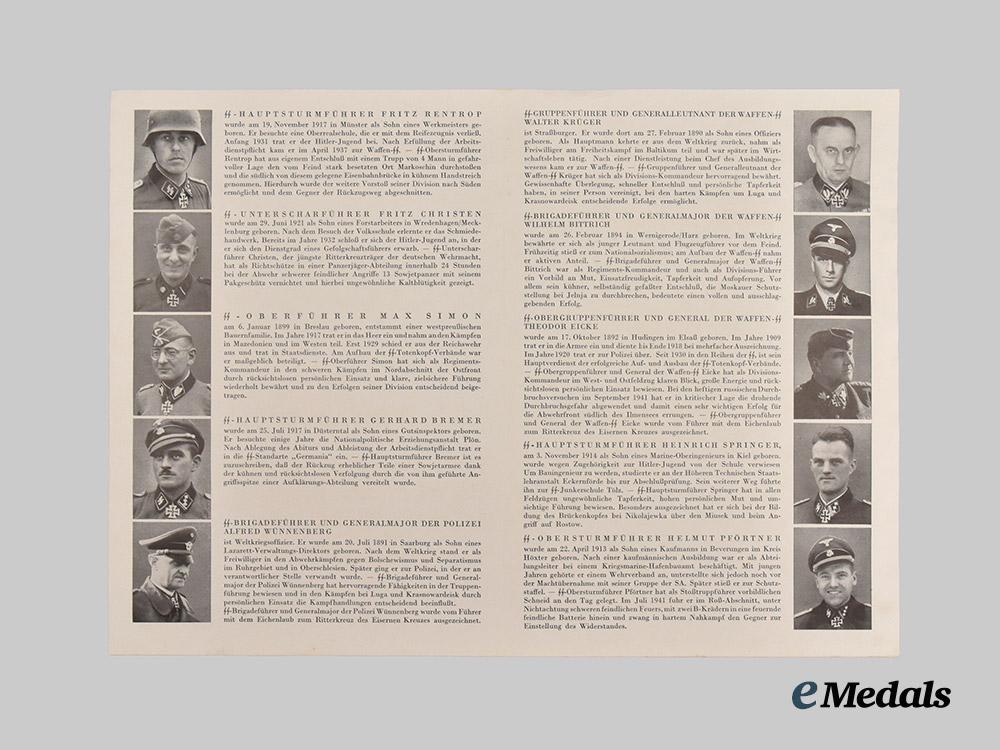 germany,_wehrmacht._a_mixed_lot_of_wehrmacht_and_waffen-_s_s_knight’s_cross_recipient_profiles_and_event_notices___m_n_c4571