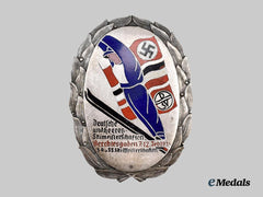 Germany, Third Reich. A 1934 SA and SS Skiing Competition Commemorative Badge, by Carl Poellath