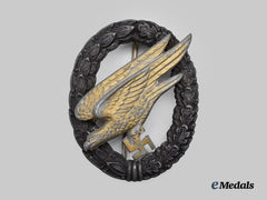 Germany, Luftwaffe. A Fallschirmjäger Badge, Type B, by Paul Meybauer