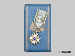 Latvia, Republic. A Cased Order of Three Stars, IV. Class, c. 1938