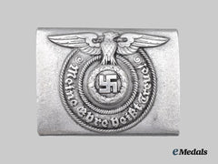 Germany, SS. A Waffen-SS EM/NCO’s Belt Buckle, Aluminium Variant, by a Contested Maker