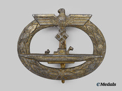 Germany, Kriegsmarine. A U-Boat War Badge, Unknown Maker Variant