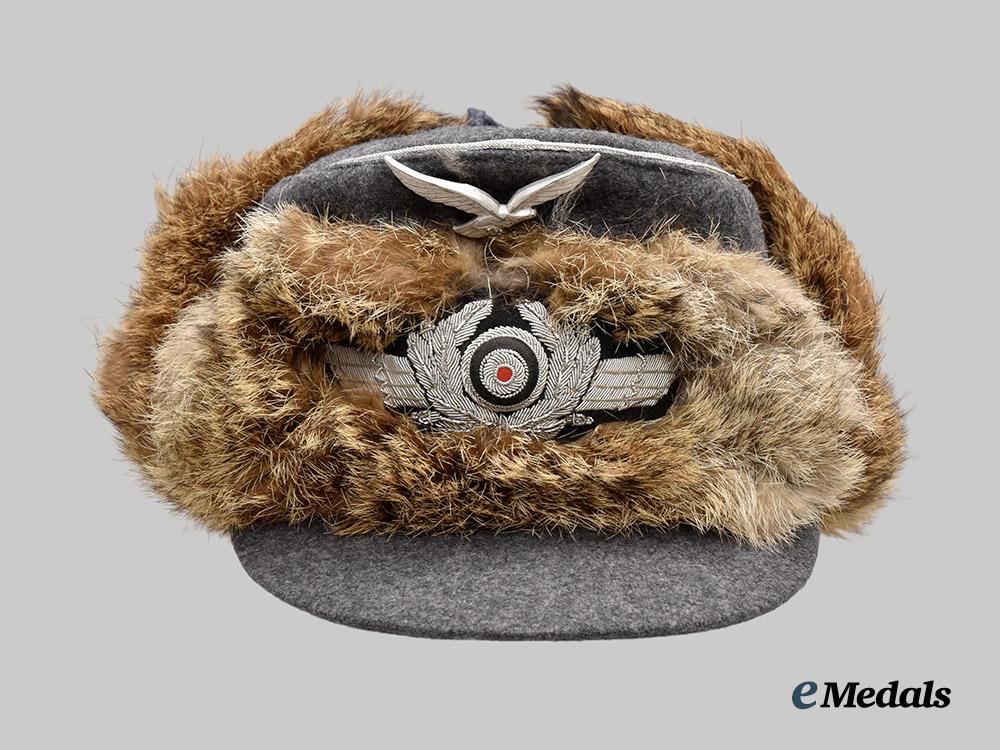 germany,_luftwaffe._an_officer’s_winter_field_cap,_upgraded_and_privately_purchased_example___m_n_c5262