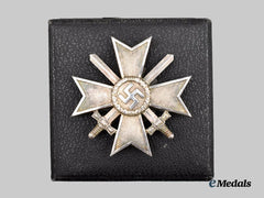 Germany, Wehrmacht. A War Merit Cross, I Class with Swords and Case, by Deschler & Sohn