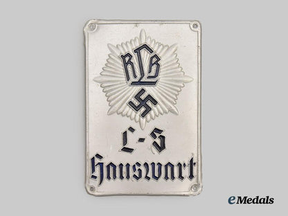 germany,_third_reich._a_reichsluftschutzbund_house_supervisor_door_plaque___m_n_c5337