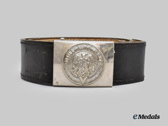 Germany, HJ. A Member’s Belt and Buckle, by Overhoff & Cie