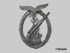 Germany, Luftwaffe. A Flak Badge, Late-War Example, by F.W. Assmann & Söhne